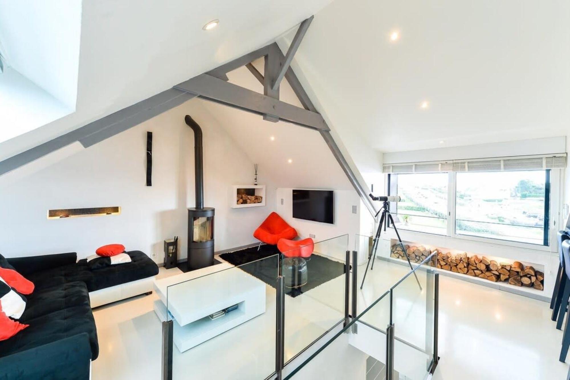 Luxury Loft Vue Mer Exceptionnelle 180 Ploemeur Exterior foto