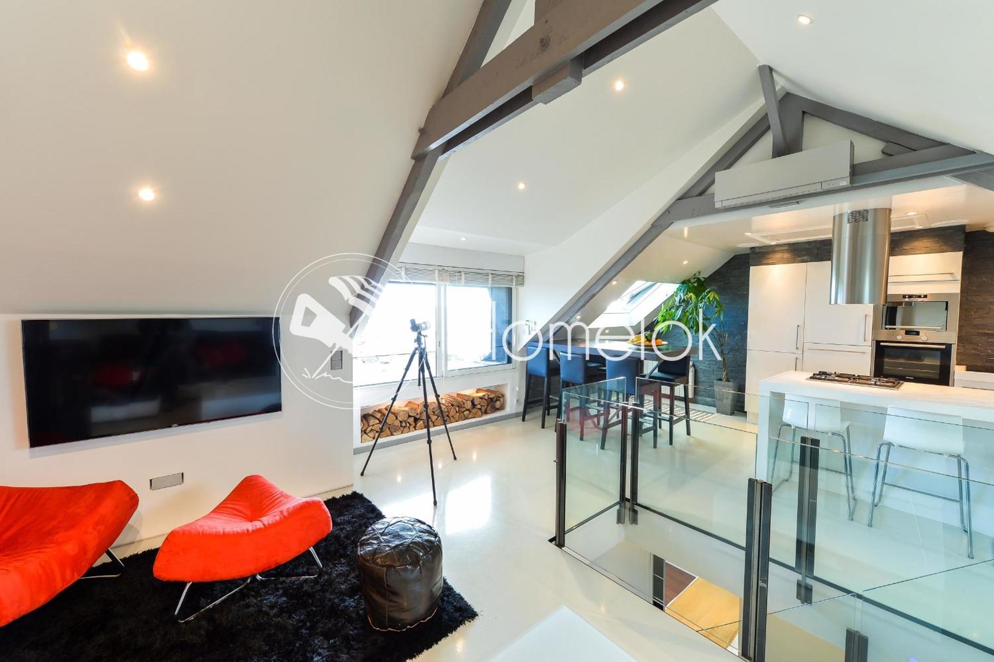 Luxury Loft Vue Mer Exceptionnelle 180 Ploemeur Exterior foto